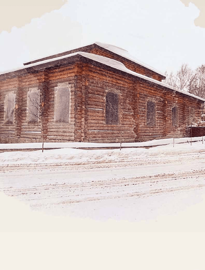 Недавно обнаруженная картина: пейзаж деревни Любавичи в 5572 (1812) году, во времена Альтер Ребе. На картине изображены наполеоновские войска на фоне места, которое два года спустя станет «двором» Мителер Ребе.